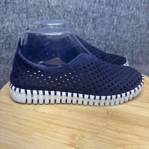 Ilse Jacobsen Shoes - Ilse Jacobsen Shoes Womens Size 36 Tulip Slip On Scallop Perforated Comfort Flat